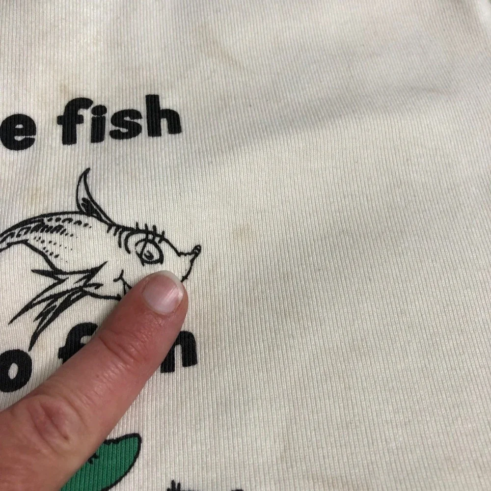 Hanna Andersson Dr. Seuss One Fish Two Fish Organic Cotton Pajamas Kids 14 160cm